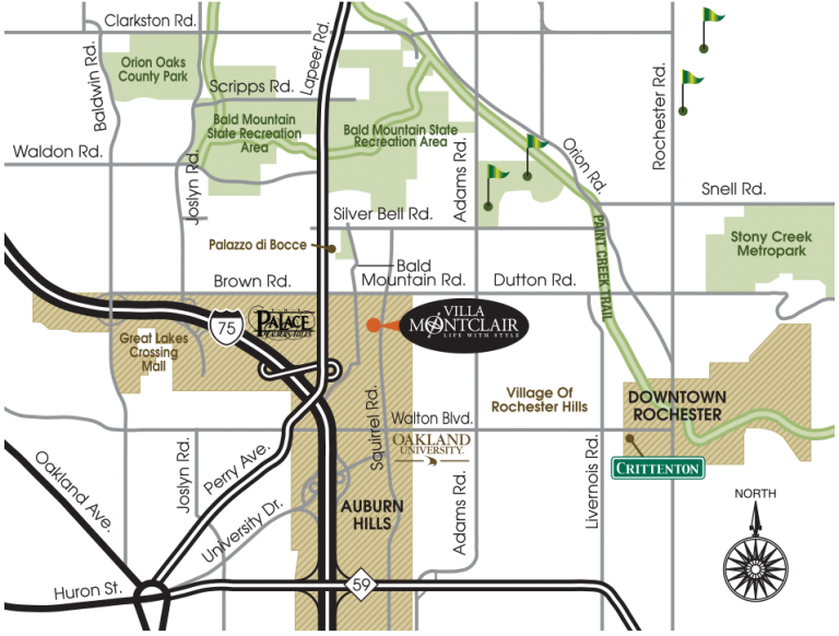 Villa Montclair Condominium Homes Oakland County Villa Montclair